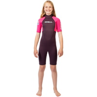 Junior G-Force Natur 3/2mm Rückenreißverschluss Shorty Neoprenanzug